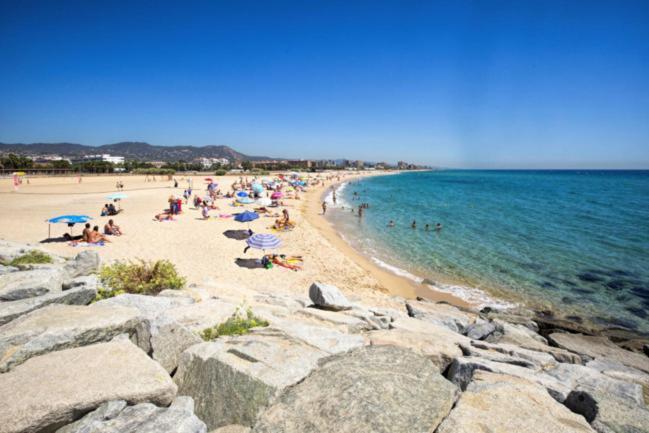 Beach Apartment, Next To The Sea Premiá de Mar Exterior foto